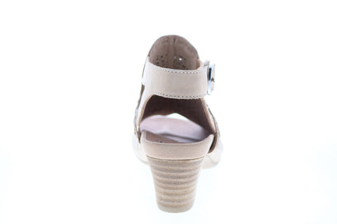 Earth Inc. Ivy Syrah Soft Bck Womens Beige Leather Ankle & Booties Boots