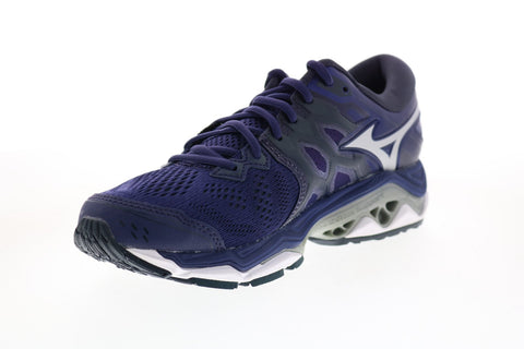 Mizuno Wave Horizon 3 J1GD192604 Womens Purple Mesh Athletic Running Shoes