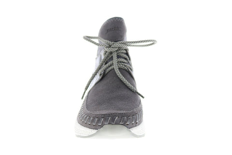 Earth Inc. Jaunt Womens Gray Suede Lace Up Lifestyle Sneakers Shoes