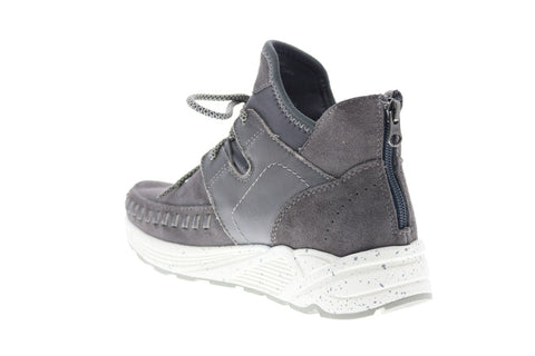 Earth Inc. Jaunt Womens Gray Suede Lace Up Lifestyle Sneakers Shoes