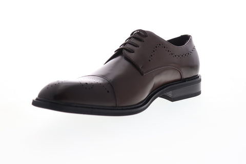 Unlisted by Kenneth Cole Playing Piano Mens Brown Dress Lace Up Oxfords Shoes