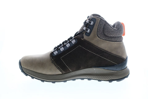 Khombu NELIX TauIX Mens Brown Synthetic Lace Up Hiking Boots