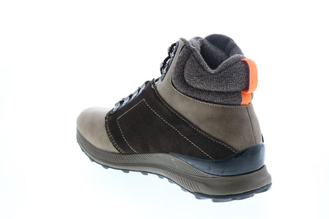 Khombu NELIX TauIX Mens Brown Synthetic Lace Up Hiking Boots
