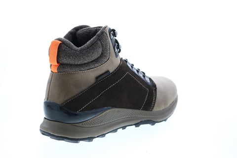 Khombu Nelix NELIX Mens Brown Synthetic Lace Up Hiking Boots
