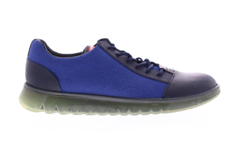 Camper Inout K100014-001 Mens Blue Canvas Lace Up Low Top Sneakers Shoes