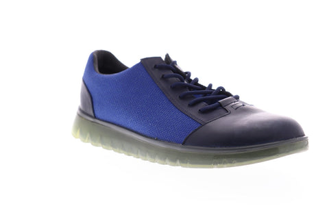 Camper Inout K100014-001 Mens Blue Canvas Lace Up Low Top Sneakers Shoes