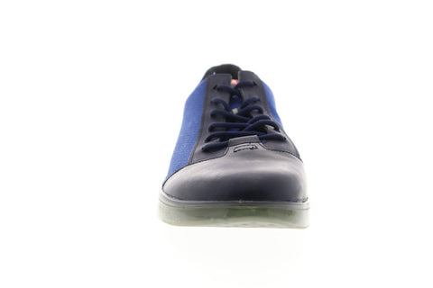 Camper Inout K100014-001 Mens Blue Canvas Lace Up Low Top Sneakers Shoes