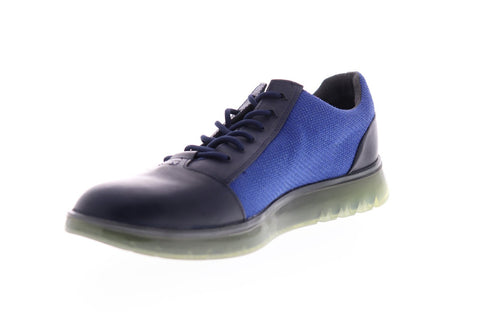 Camper Inout K100014-001 Mens Blue Canvas Lace Up Low Top Sneakers Shoes