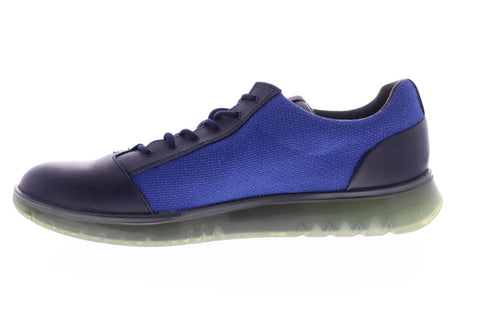 Camper Inout K100014-001 Mens Blue Canvas Lace Up Low Top Sneakers Shoes