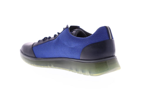 Camper Inout K100014-001 Mens Blue Canvas Lace Up Low Top Sneakers Shoes
