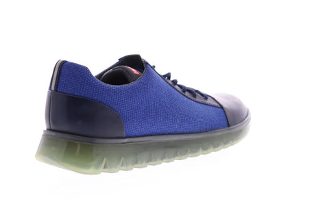 Camper Inout K100014-001 Mens Blue Canvas Lace Up Low Top Sneakers Shoes