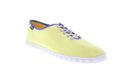 Camper Siesta TWS K100035-001 Mens Yellow Canvas Euro Sneakers Shoes