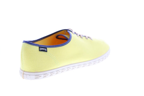 Camper Siesta TWS K100035-001 Mens Yellow Canvas Euro Sneakers Shoes
