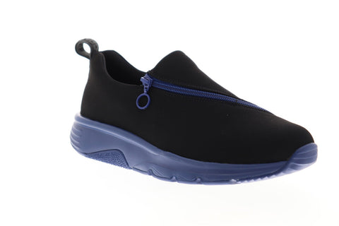 Camper Twins K100467-001 Mens Black Nubuck Casual Zipper Loafers Shoes