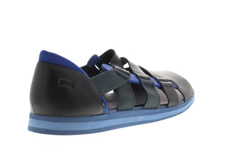 Camper Spray K100083-007 Mens Black Leather Slip On Sport Sandals Shoes