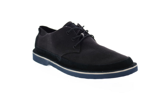 Camper Morrys K100088-013 Mens Black Canvas Lace Up Casual Oxfords Shoes