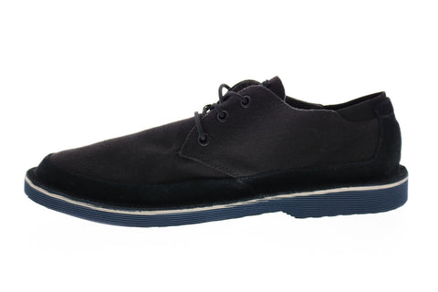 Camper Morrys K100088-013 Mens Black Canvas Lace Up Plain Toe Oxfords Shoes