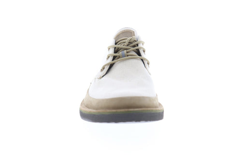 Camper Morrys K100088-014 Mens Beige Tan Canvas Casual Lace Up Oxfords Shoes