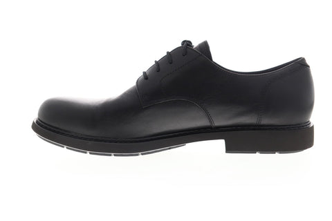 Camper Neuman K100152-001 Mens Black Leather Dress Lace Up Oxfords Shoes