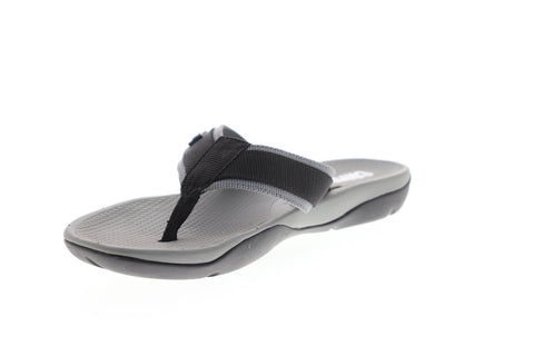 Camper Match K100182-006 Mens Gray Canvas Slip On Flip-Flops Sandals Shoes