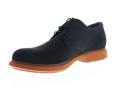 Camper Neuman K100221-002 Mens Black Canvas Casual Lace Up Oxfords Shoes
