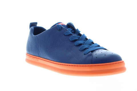 Camper Runner K100226-028 Mens Blue Leather Lace Up Low Top Sneakers Shoes