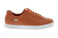 Camper Runner Four K100227-036 Mens Orange Leather Euro Sneakers Shoes