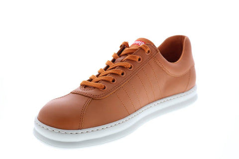 Camper Runner Four K100227-036 Mens Orange Leather Euro Sneakers Shoes