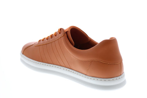 Camper Runner Four K100227-036 Mens Orange Leather Euro Sneakers Shoes
