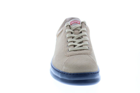 Camper Runner Four K100227-038 Mens Beige Nubuck Euro Sneakers Shoes