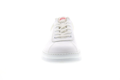 Camper Runner Four K100227-004 Mens White Leather Lace Up Low Top Sneakers Shoes