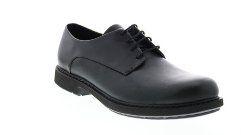 Camper TWS K100240-005 Mens Black Leather Oxfords & Lace Ups Plain Toe Shoes