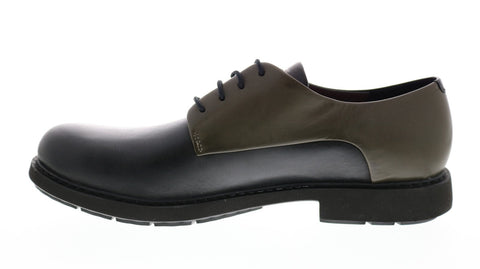 Camper TWS K100240-005 Mens Black Leather Oxfords & Lace Ups Plain Toe Shoes