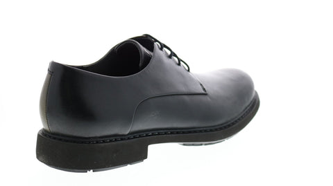 Camper TWS K100240-005 Mens Black Leather Oxfords & Lace Ups Plain Toe Shoes
