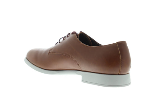Camper Truman K100243-007 Mens Brown Leather Lace Up Plain Toe Oxfords Shoes