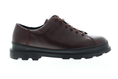 Camper Brutus K100245-010 Mens Brown Leather Lace Up Low Top Sneakers Shoes