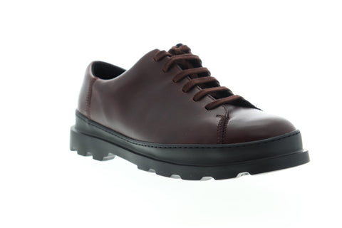 Camper Brutus K100245-010 Mens Brown Leather Lace Up Low Top Sneakers Shoes