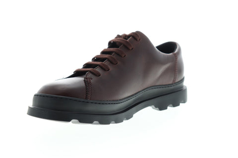Camper Brutus K100245-010 Mens Brown Leather Lace Up Low Top Sneakers Shoes
