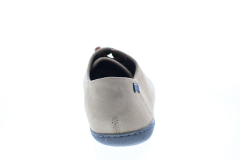Camper Peu Cami K100249-015 Mens Beige Suede Lace Up Euro Sneakers Shoes