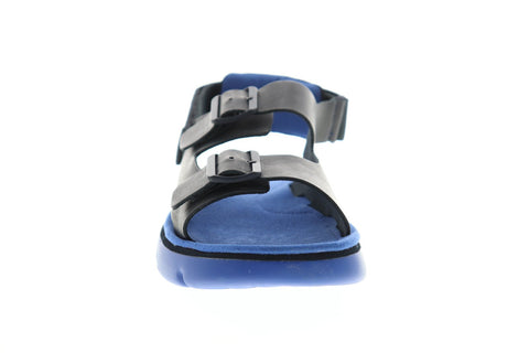 Camper Oruga K100287-002 Mens Black Leather Adjustable Strap Sport Sandals Shoes