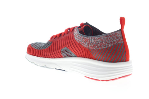 Camper Drift K100288-003 Mens Red Mesh Lace Up Low Top Sneakers Shoes