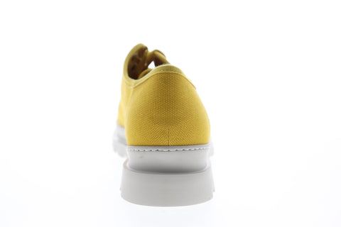 Camper Brutus K100294-007 Mens Yellow Canvas Lace Up Low Top Sneakers Shoes