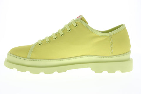 Camper Brutus K100294-009 Mens Yellow Canvas Lace Up Low Top Sneakers Shoes