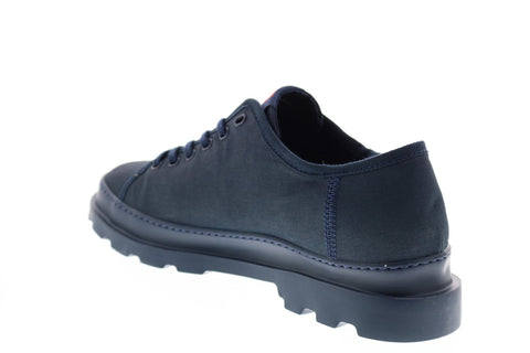 Camper Brutus K100294-010 Mens Blue Canvas Lace Up Euro Sneakers Shoes