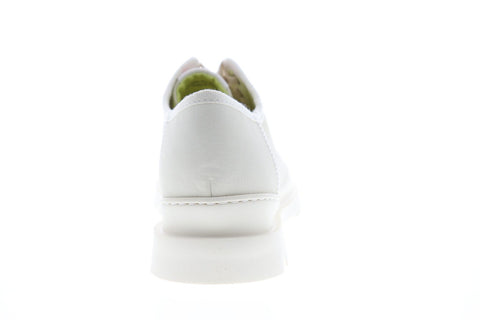 Camper Brutus K100294-011 Mens White Canvas Lace Up Low Top Sneakers Shoes