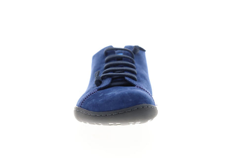 Camper Peu Cami K100300-006 Mens Blue Suede Lace Up Low Top Sneakers Shoes