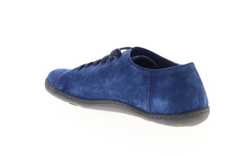 Camper Peu Cami K100300-006 Mens Blue Suede Lace Up Low Top Sneakers Shoes