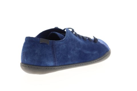 Camper Peu Cami K100300-006 Mens Blue Suede Lace Up Low Top Sneakers Shoes