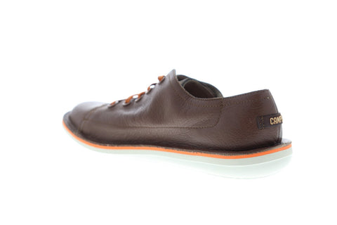 Camper Beetle K100307-004 Mens Brown Leather Lace Up Low Top Sneakers Shoes