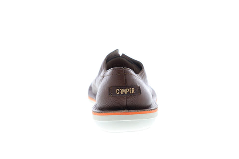 Camper Beetle K100307-004 Mens Brown Leather Lace Up Low Top Sneakers Shoes